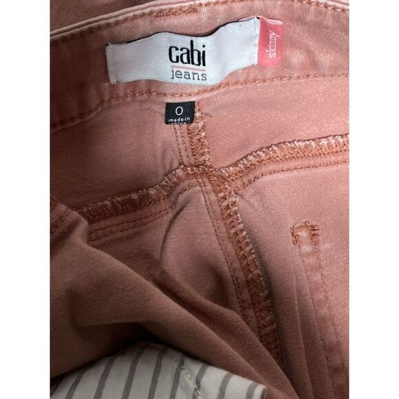 CAbi Size 0 Light Pink Skinny Ankle Jeans - Picture 4 of 4